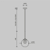 Подвесной светильник Maytoni Basic form MOD521PL-01G3