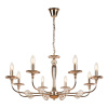 Подвесная люстра iLamp Aura 1030-8GD