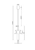 Подвесной светильник Maytoni Sound Wave MOD255PL-01B4