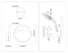 Настенный светильник Ambrella Light High Light Ceramo Modern LH53611