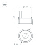 Встраиваемый светильник Arlight MS-ATLAS-BUILT-R66-15W Day4000 037184(1)