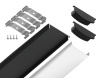 Алюминиевый накладной профиль Ambrella Light Alum Profile GP1600BK