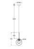Подвесной светильник Maytoni Basic form MOD521PL-01G1