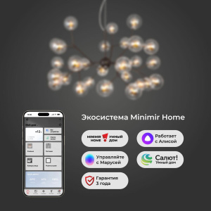 Подвесная люстра Bogates Pallina 545 Smart 00000086053