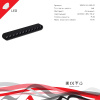 Трековый магнитный светильник Reluce 13002-9.3-001UR magnetic LED12W BK