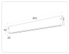 Трековый магнитный светильник Ambrella Light Magnetic 220V GL1271