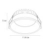 Точечный встраиваемый светильник Arte Lamp Frame A7794PL-1BK