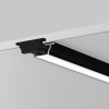 Алюминиевый профиль Maytoni Led Strip накладной с вертикальным изгибом (Черный, 2 м) ALM-1103-B-2M 631018