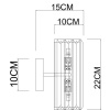 Бра Arte Lamp Santorini A1049AP-2GO