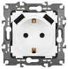 Розетка со шторами и 2 USB Эра 12-4109-01М Б0065728