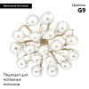 Потолочная люстра Loft IT Bloom 10352/1000C AB