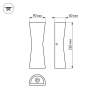 Настенный светильник Arlight LGD-Wall-Tub-J2B-12W Warm White 021934