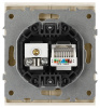Розетка Эра Arktik 16-3110-04 комбинированная RJ45+TV шампань Б0070497