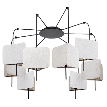 Подвесная люстра Arte Lamp Trixie A7084SP-8BK