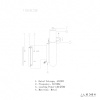 Настенный светильник iLedex Sonos 10663W-25W-3000K BR