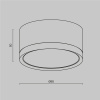 Потолочный светильник Maytoni Technical Hoop C086CL-GX53-SRD-WS