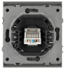 Розетка Эра Arktik 16-3107-06 информационная RJ45 графит Б0070479