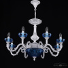 Подвесная люстра Bohemia Ivele Crystal AL79101P/8/250 WMN P Aquamarine/M-1G