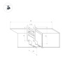 Коннектор угловой для встраиваемого магнитного шинопровода Arlight MAG-MICROCOSM-CON-FDW-L90-INT (WH) (IP20 Металл) 062721