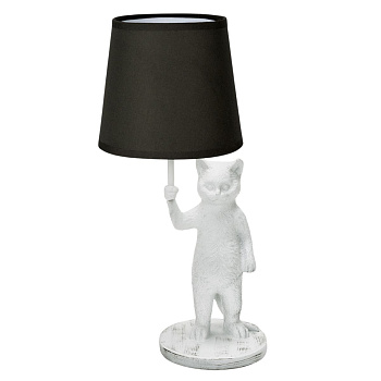Настольная лампа Uniel UL-00013445 UML-B465 E14 WHITE/BLACK