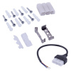 Линейный подвесной модульный светильник Uniel ULO-N10A-40W/6500K/L120 IP40 BLACK UL-00013258