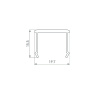 Экран Arlight СEIL-S18-SHADOW-SIDE-3000 OPAL 050491