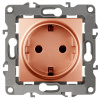 Розетка 2P+E Schuko со шторками Эра 12-2102-14 Б0019325