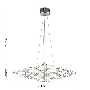 Подвесная люстра Favourite Thinner 4305-8P