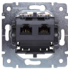 Розетка компьютерная 2хRJ45 Legrand Galea Life 5 кат UTP 775766