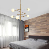Люстра на штанге Delight Collection Globe Mobile 10215P/5 brass