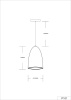 Подвесной светильник Arte Lamp Cento A7081SP-1BJ
