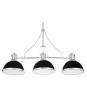Подвесная люстра Lumina Deco Ettore LDP 710-3 BK+CHR