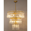 Подвесная люстра Ilamp Rockefeller 6355-750 BRASS