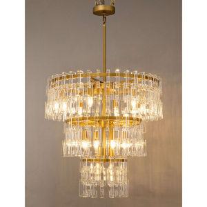 Подвесная люстра Ilamp Rockefeller 6355-750 BRASS