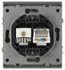 Розетка Эра Arktik 16-3110-06 комбинированная RJ45+TV графит Б0070499