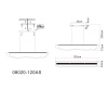 Подвесная люстра Kink Light Майра 08020-120AS,20