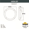 Уличный настенный светильник Fumagalli Lucia 1R3.000.000.AYE27PK1