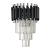 Настенный светильник Natali Kovaltseva DARIAN 76017/2W CHROME BLACK