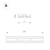 Трек Arlight MAG-VIBE-TRACK-257-3000 (BK-BK) 053253