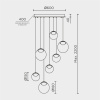 Подвесной светильник Modelux ML.2338.7 BK