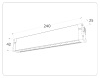 Трековый магнитный светильник Ambrella Light Magnetic 220V GL1301