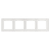 Рамка четырехместная Arlight FRM-GLARE-GS-4-WH 043802