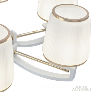 Подвесная люстра Arte Milano Florentia-2457 302457/6 Wh/Gd