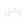 Экран Arlight LINE-3535-BENT-SIDE-2M OPAL 055987