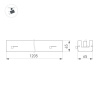 Трековый трехфазный светильник Arlight LGD-LUNGO-4TR-L1200-39W-60W Day4000 (Черный, 120 deg, 230V) (IP20 Металл) 063777